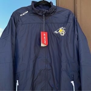 CCM Navy Blue Arizona Bobcats Hockey Full-Zip Jacket XL